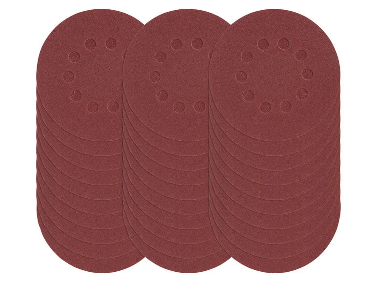 PARKSIDE Set de feuilles abrasives, pour meuleuses excentriques
