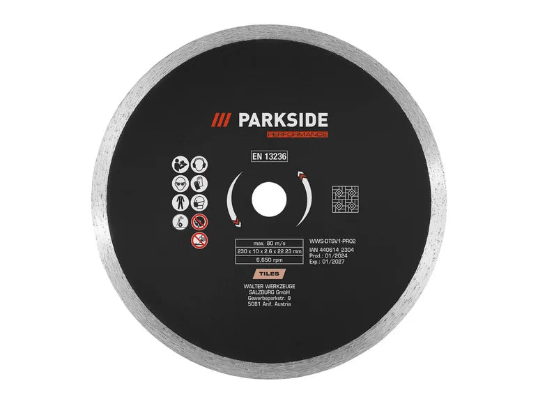 PARKSIDE PERFORMANCE Disques à trononner ou disques à ébarber,  230 mm