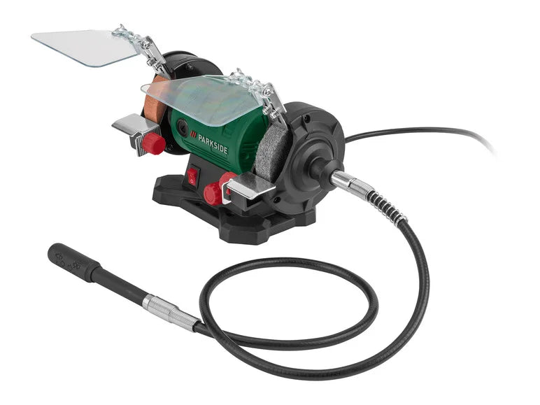 PARKSIDE Touret à meuler double avec arbre flexible PDFW 120 B3, 120 W