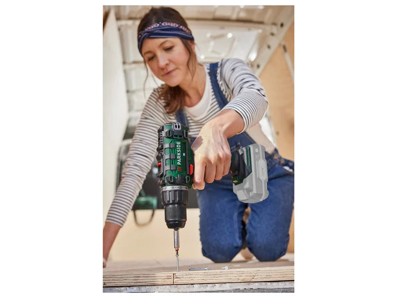 PARKSIDE Perceuse-visseuse sans fil PABS 20-Li G8, 20 V