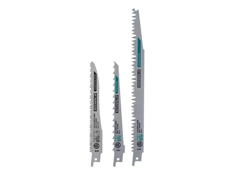 PARKSIDE Set de 3 lames de scie sabre