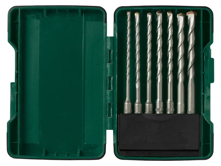 PARKSIDE Set de forets à marteau SDS PBS 7 A2 / Set de burins courts SDS PRMS 4 A1