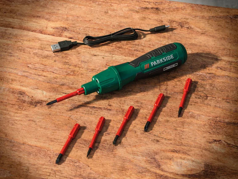 PARKSIDE Tournevis sans fil PASD 4 B2, 4 V, avec 6 embouts