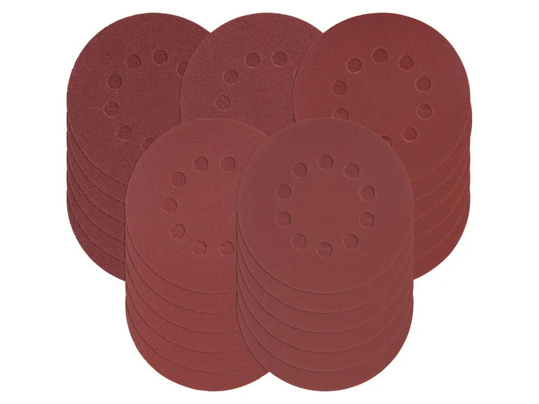 PARKSIDE Set de feuilles abrasives, pour meuleuses excentriques