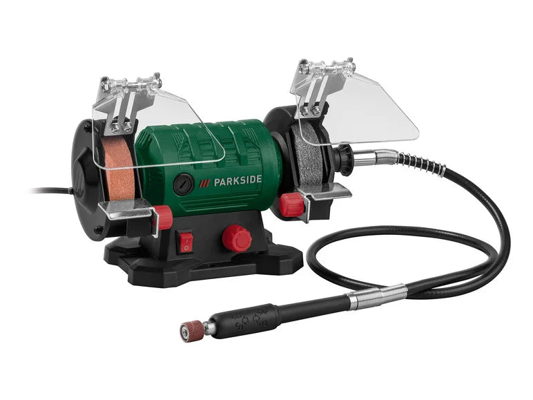 PARKSIDE Touret à meuler double avec arbre flexible PDFW 120 B3, 120 W