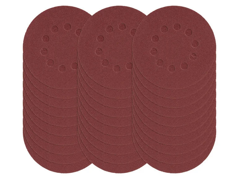 PARKSIDE Set de feuilles abrasives, pour meuleuses excentriques